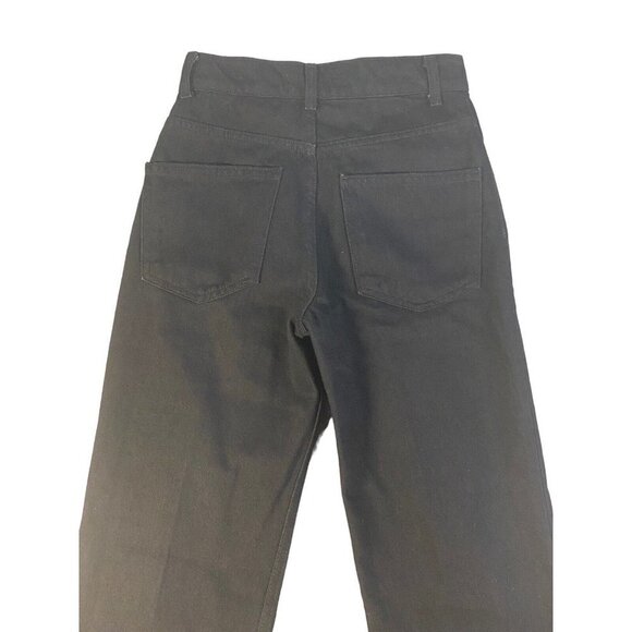 ZARA Womens Straight Leg Dark Wash Pockets‎ Size 0 Long - Picture 6 of 8